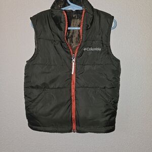 Columbia Kids Green Puffer Vest
